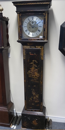 Lacquered or Japanned clock cases