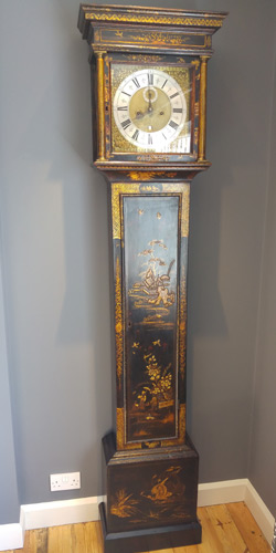 Japanned clock cases